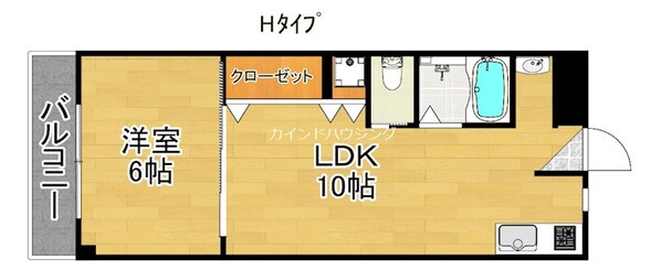 北加賀屋駅 徒歩14分 4階の物件間取画像